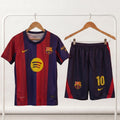 Kids' Barcelona Home Kit (T-Shirt & Shorts)